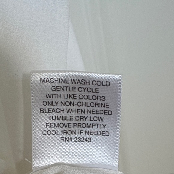 New York & Company White Blouse with Button Detail - Picture 6 of 6